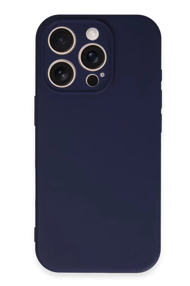 Apple iPhone 16 Pro Kılıf First Silikon - Lacivert