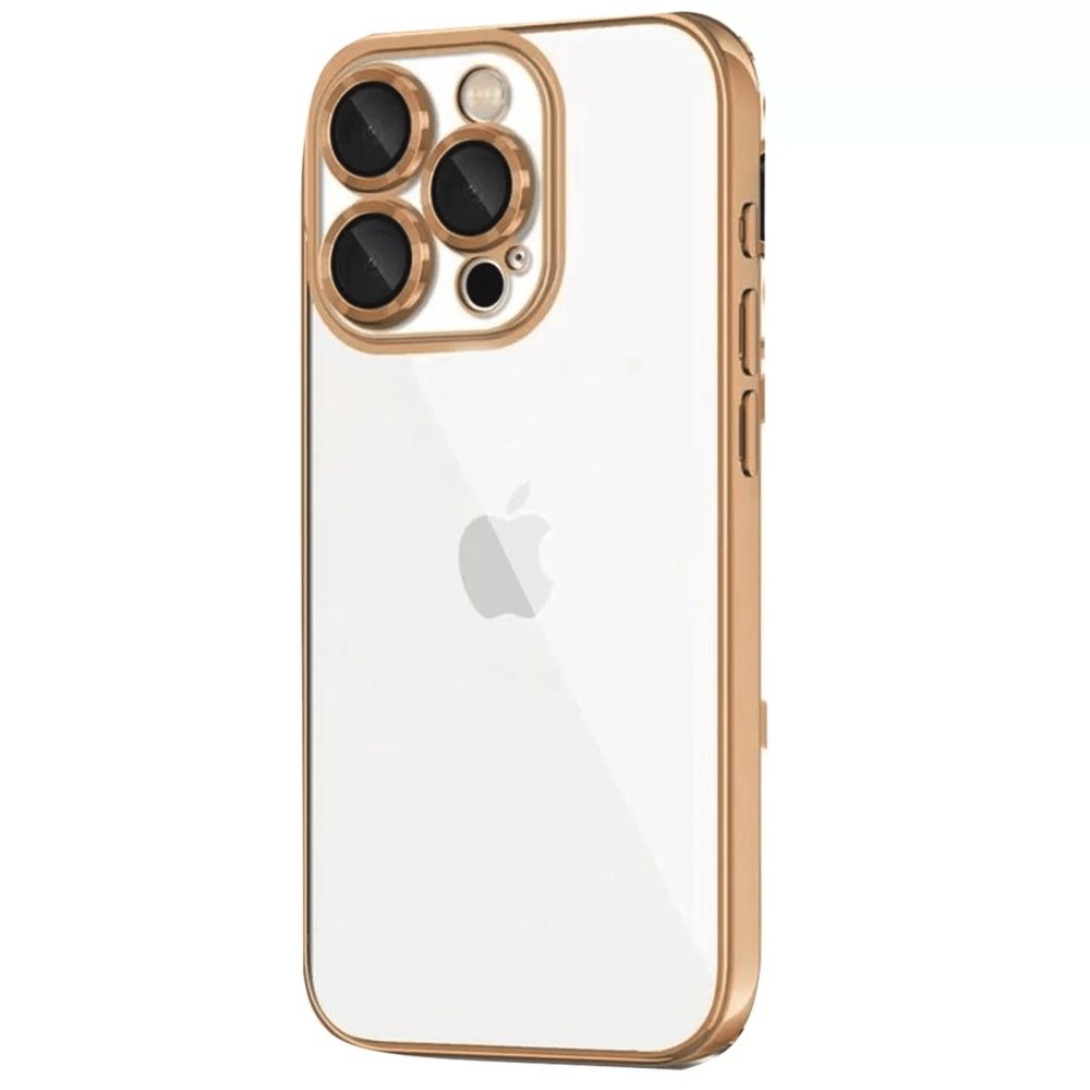 Apple iPhone 16 Pro Kılıf Lensli Silikon - Desert