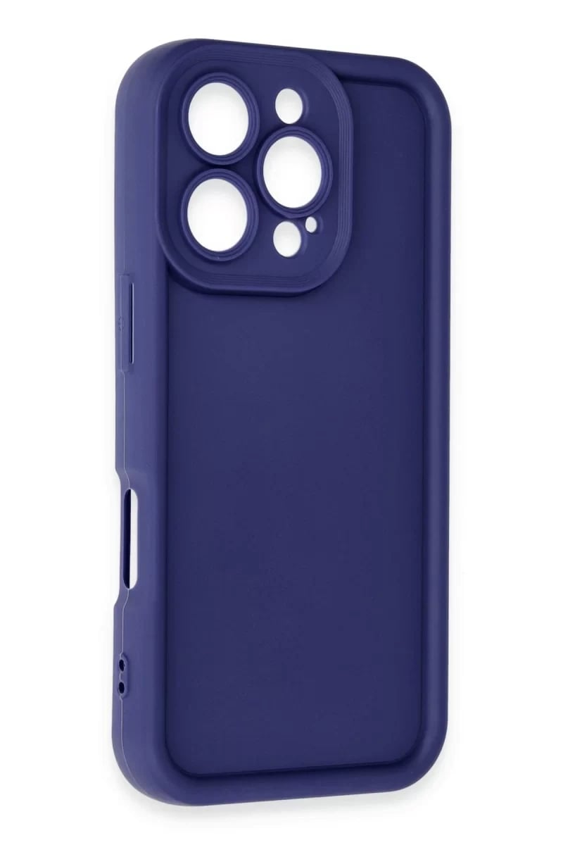 Apple iPhone 16 Pro Kılıf Viera Silikon - Lacivert