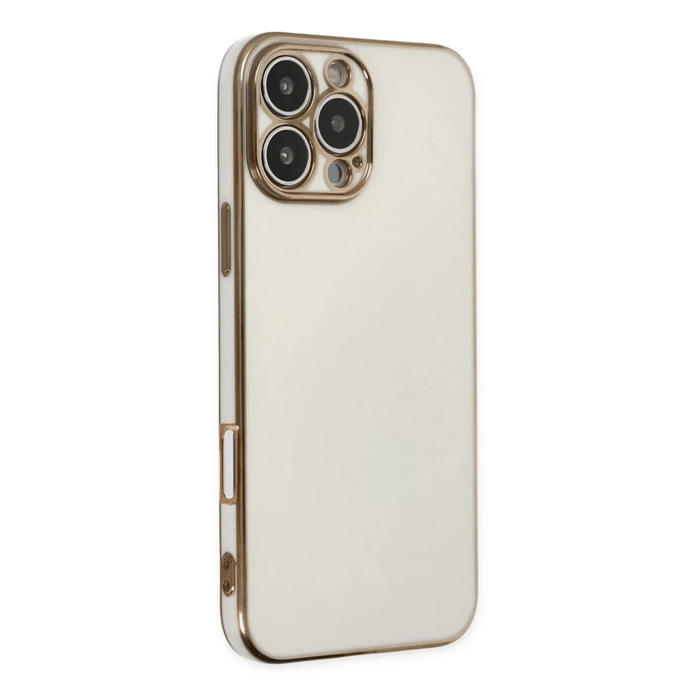 Apple iPhone 16 Pro Kılıf Volet Silikon - Beyaz