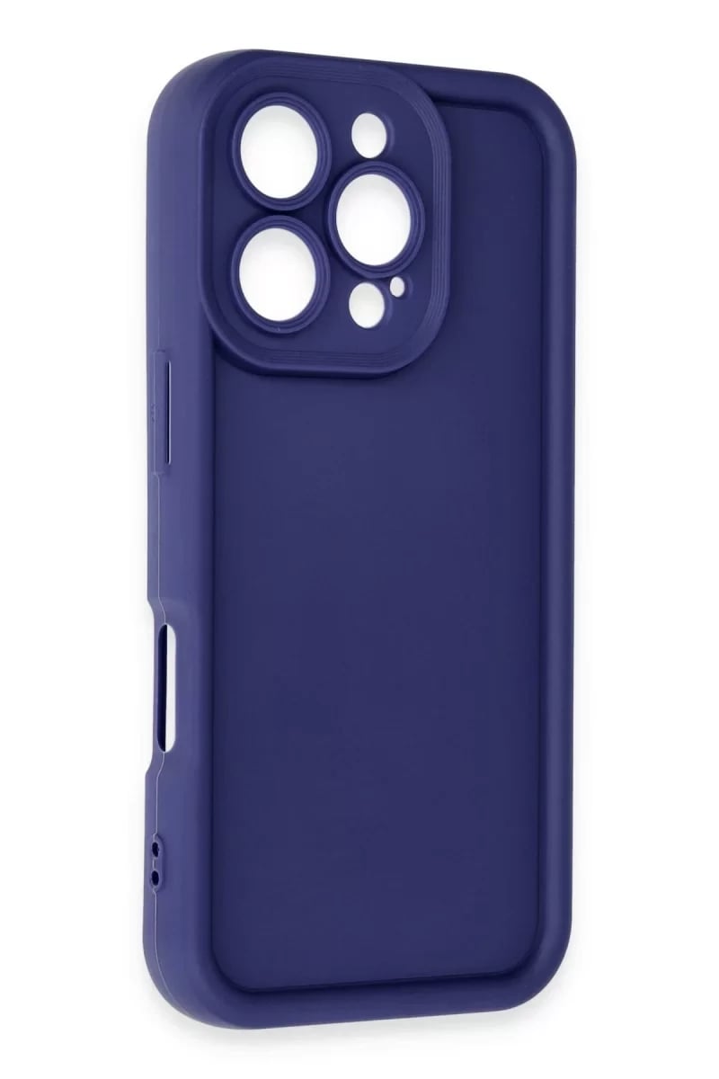 Apple iPhone 16 Pro Max Kılıf Viera Silikon - Lacivert