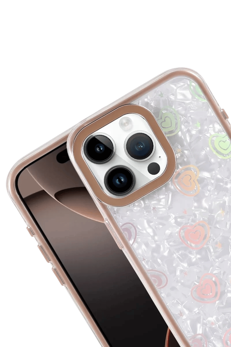 Apple iPhone 16 Pro Max Lumi Desenli Kapak - Çöl Titanyum