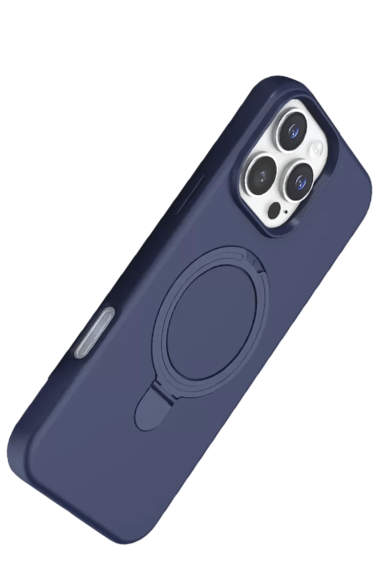 Apple iPhone 16 Pro Regal Magsafe Standlı Kapak - Lacivert