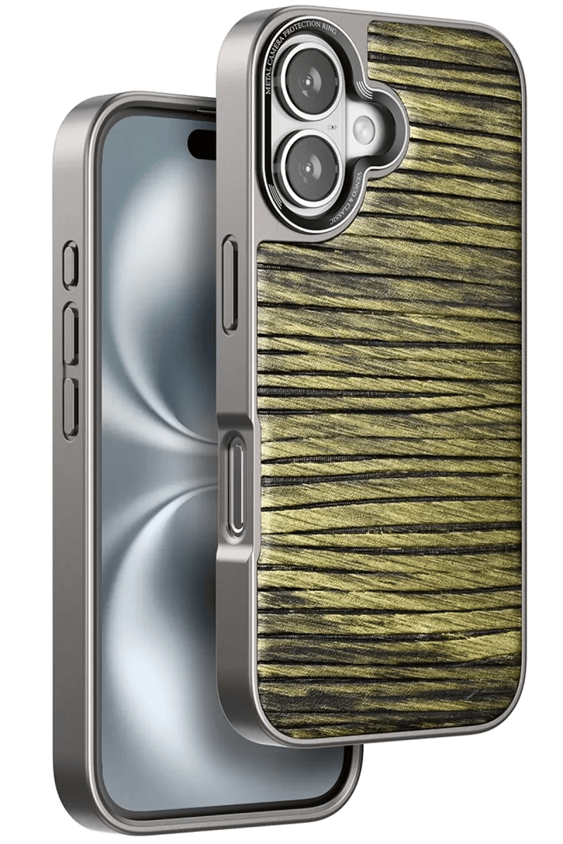 Apple iPhone 16 Wave Kapak - Koyu Kahve