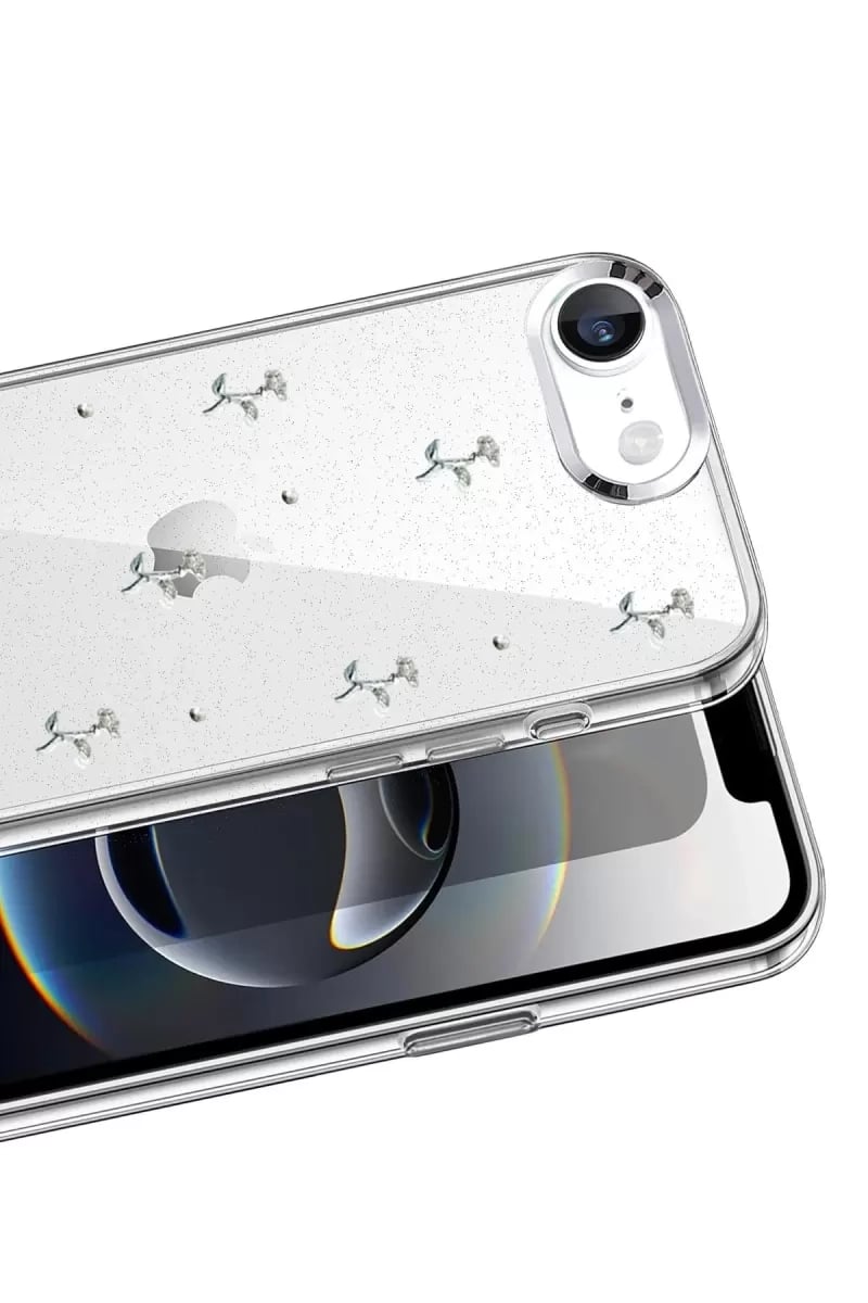 Apple iPhone 16E Fiyonk Desenli Kapak - Desen 4