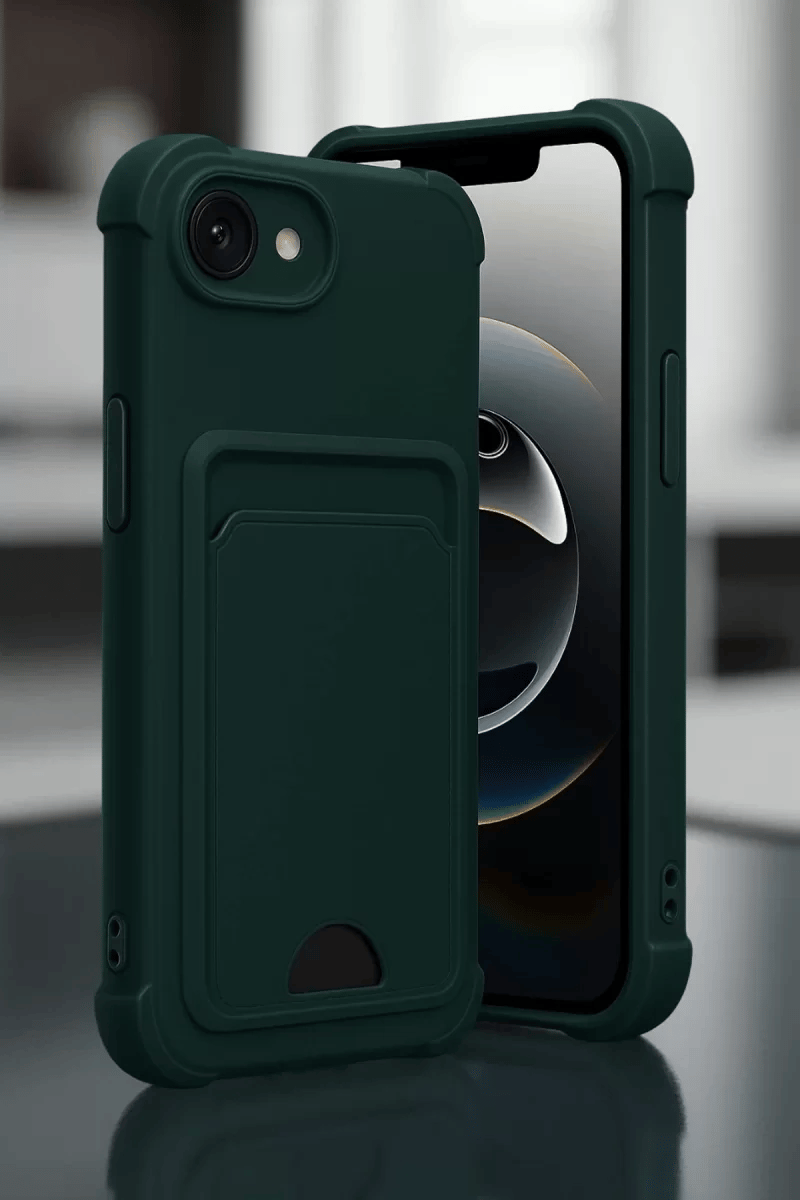 Apple iPhone 16E Kelvin Kartvizitli Silikon - Derin Mor