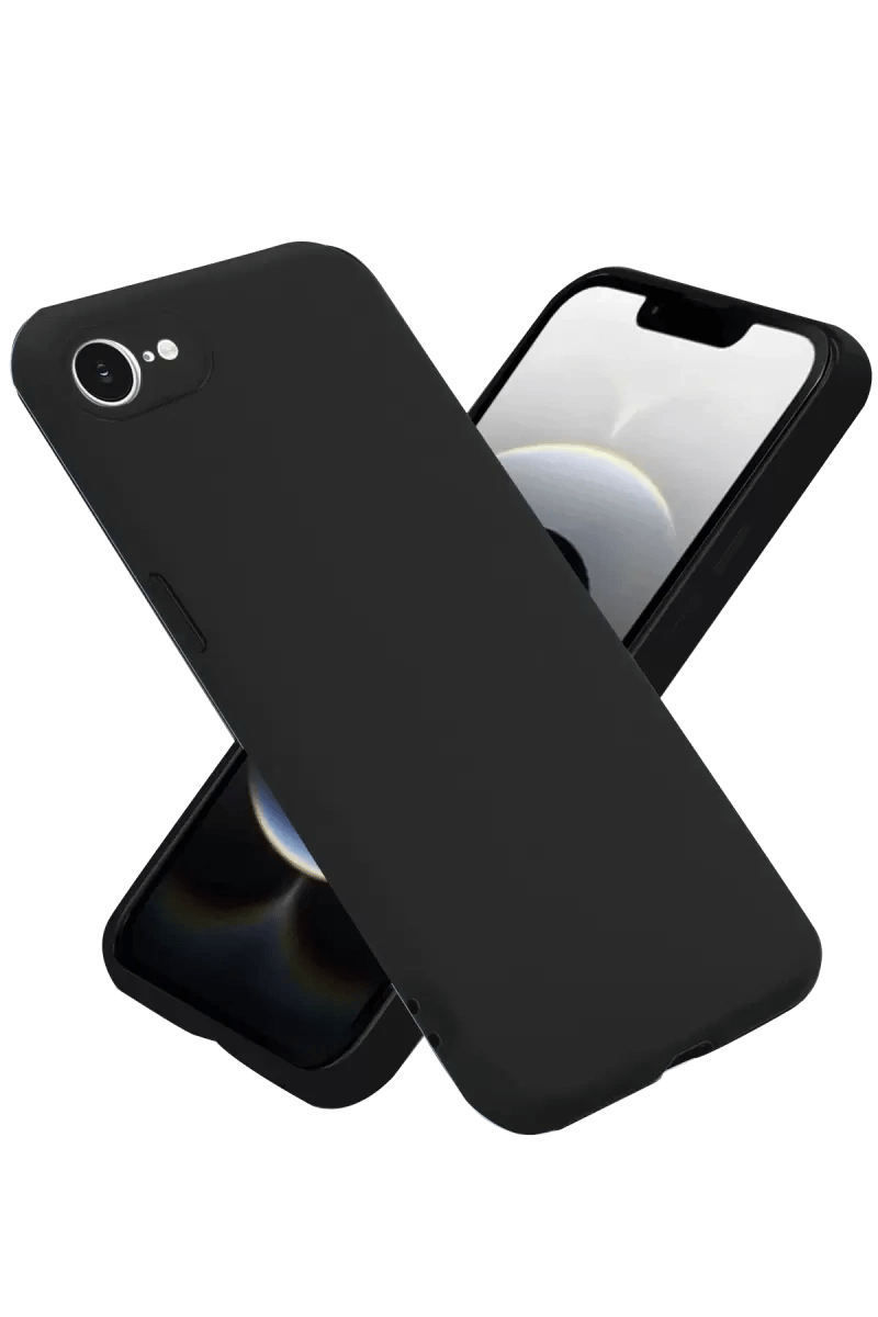 Apple iPhone 16E Kılıf First Silikon - Siyah