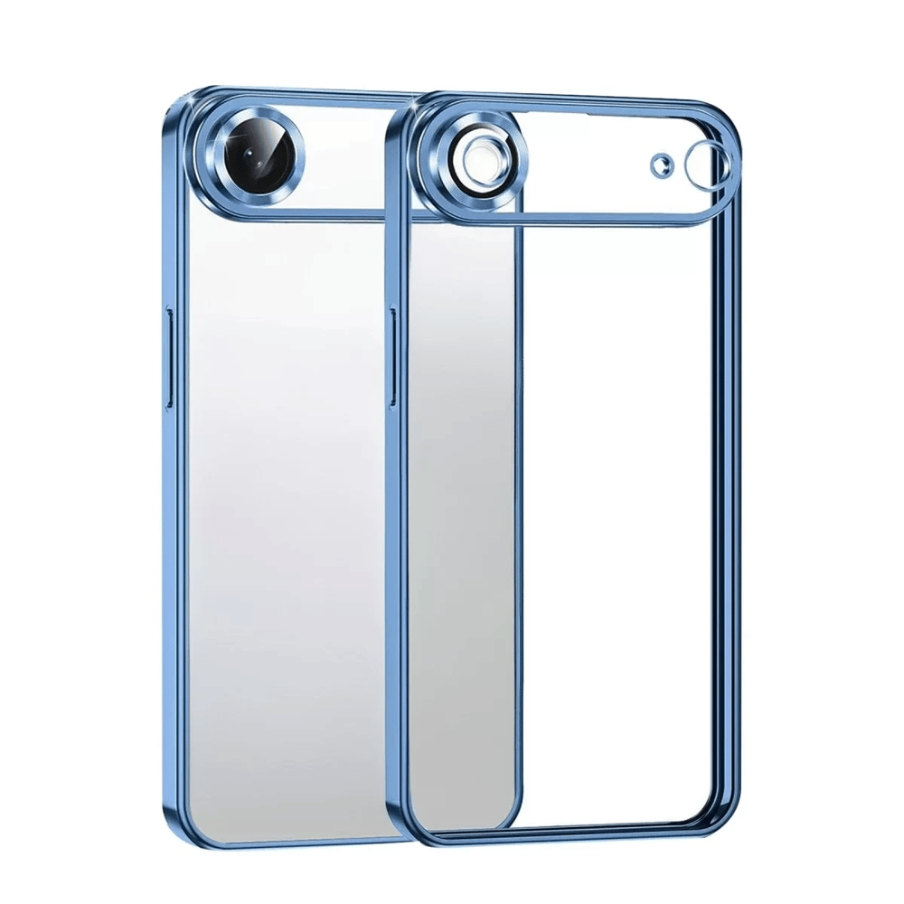 Apple iPhone 17 Air Lensli Silikon - Açık Mavi