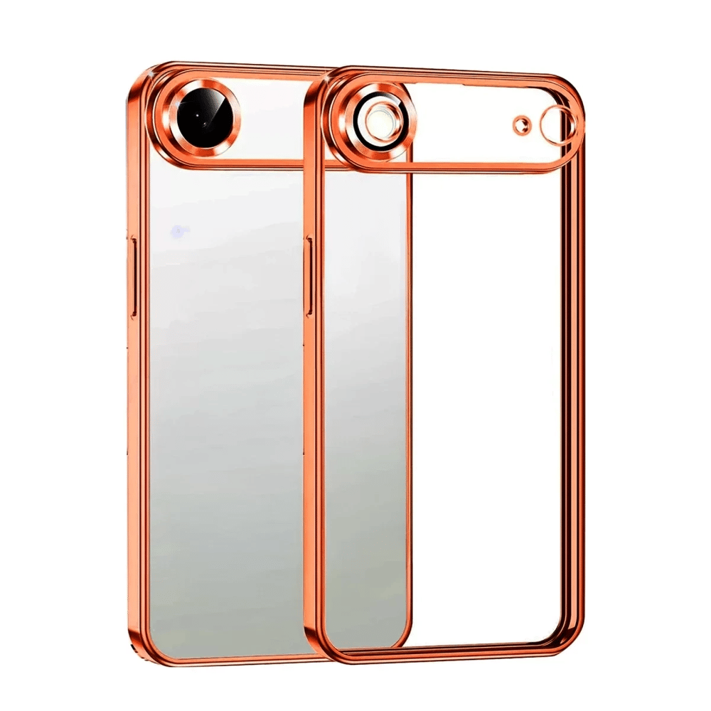 Apple iPhone 17 Air Lensli Silikon - Turuncu