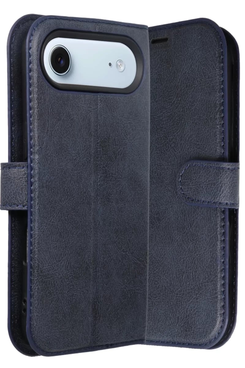 Apple iPhone 17 Air Trend S Plus Kapaklı Kılıf - Lacivert