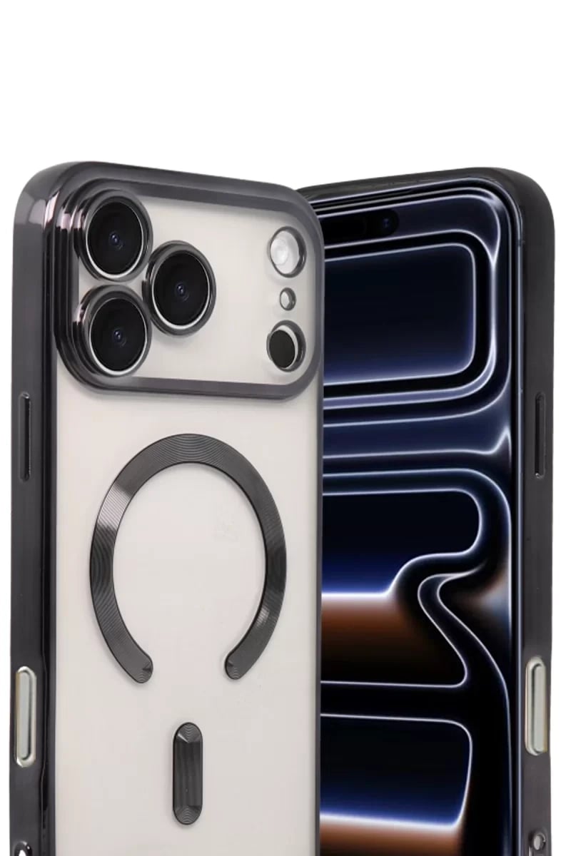 Apple iPhone 17 Pro Kross Magneticsafe Kapak - Siyah