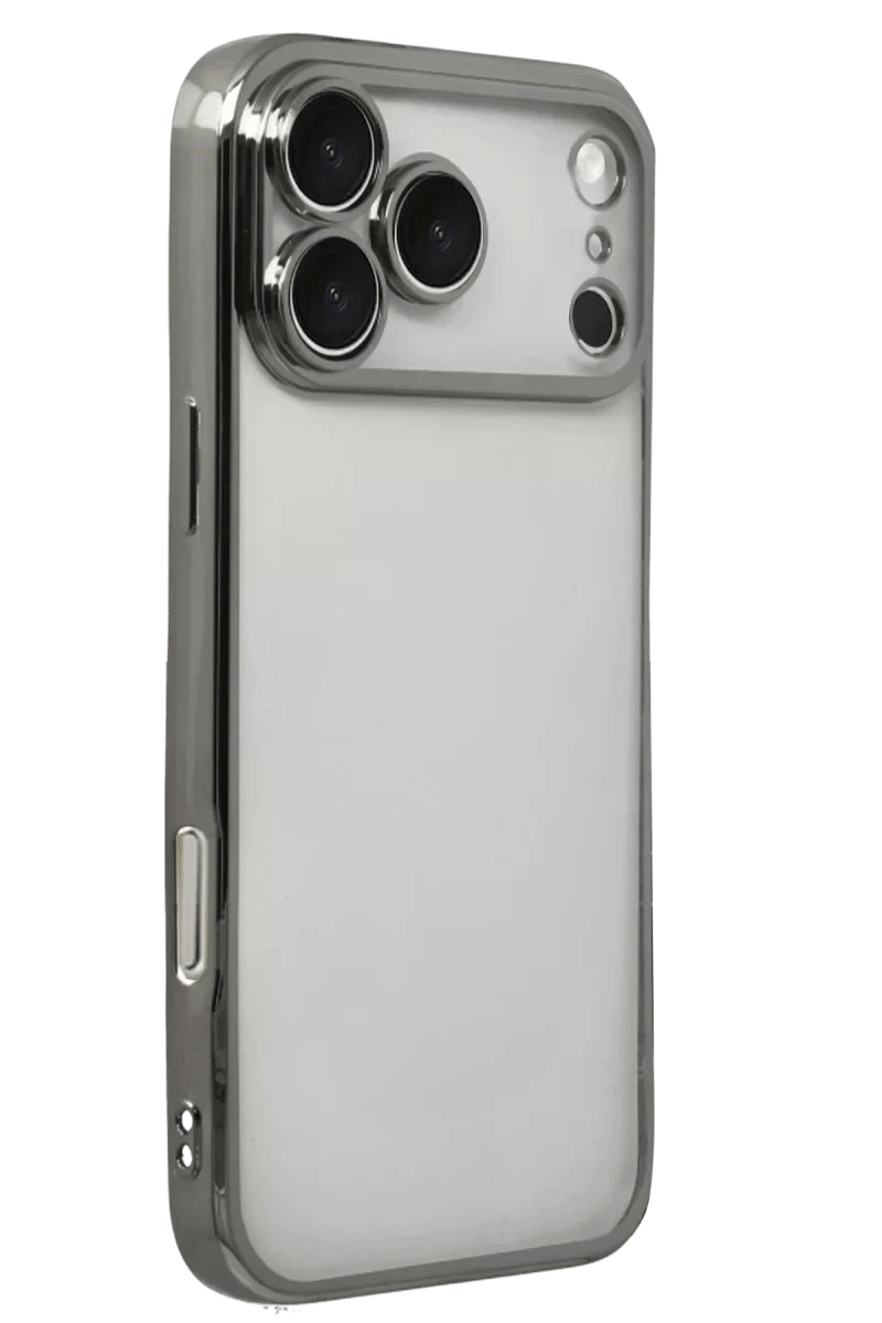 Apple iPhone 17 Pro Lensli Silikon - Titan Gri