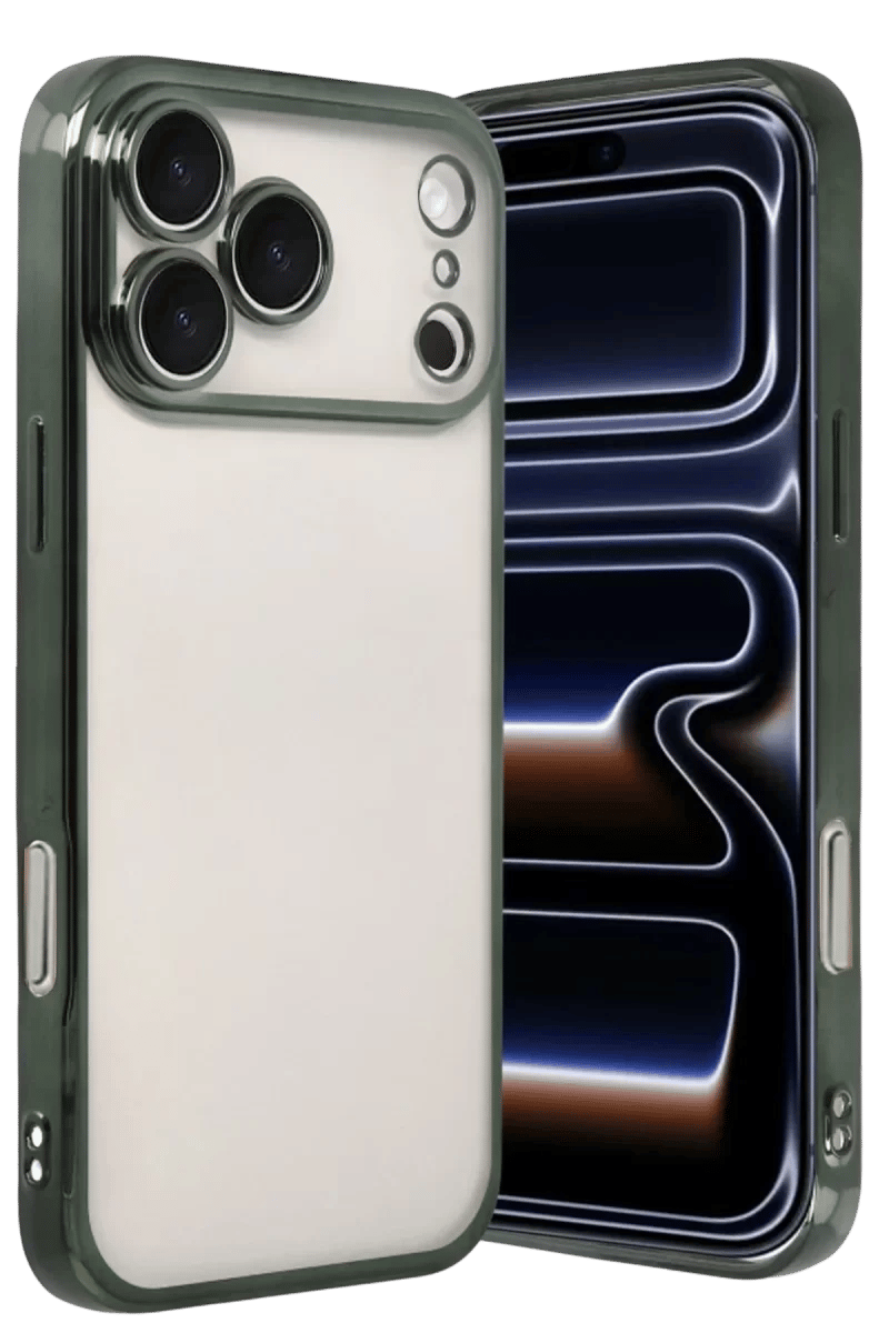 Apple iPhone 17 Pro Lensli Silikon - Yeşil