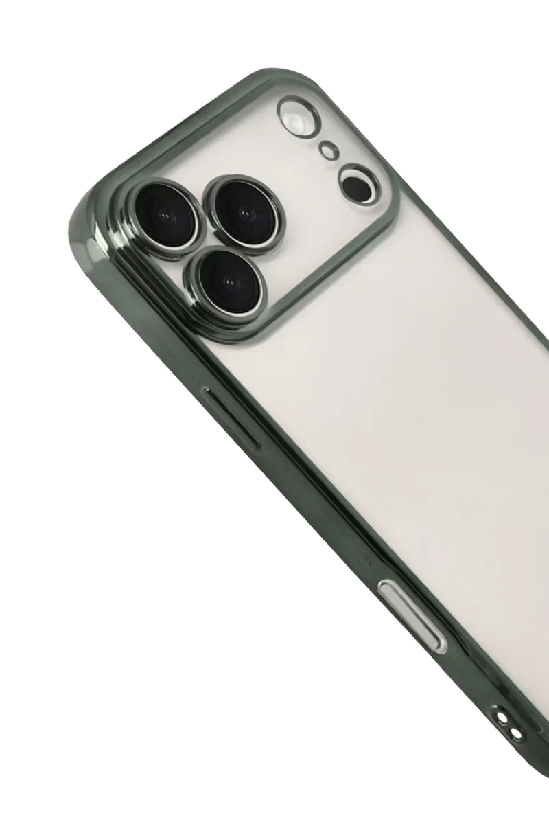 Apple iPhone 17 Pro Lensli Silikon - Yeşil