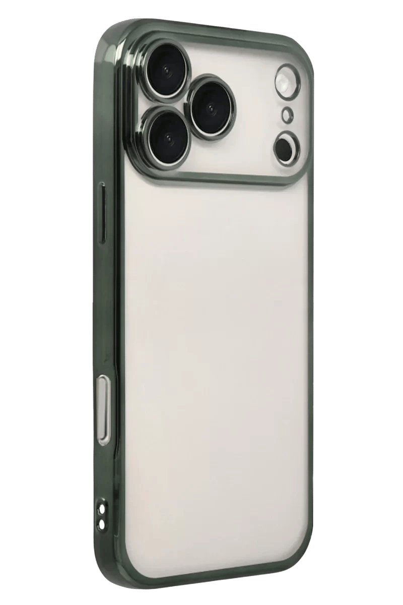 Apple iPhone 17 Pro Lensli Silikon - Yeşil