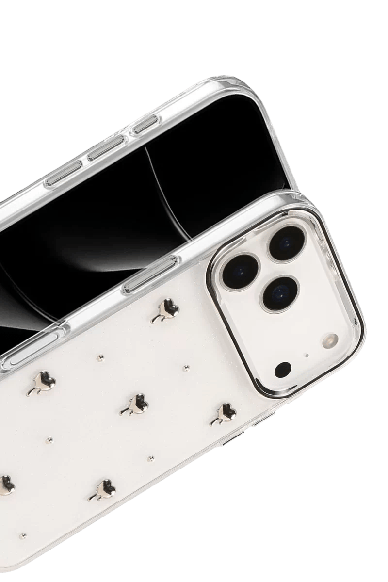 Apple iPhone 17 Pro Max Fiyonk Desenli Kapak - Desen 1