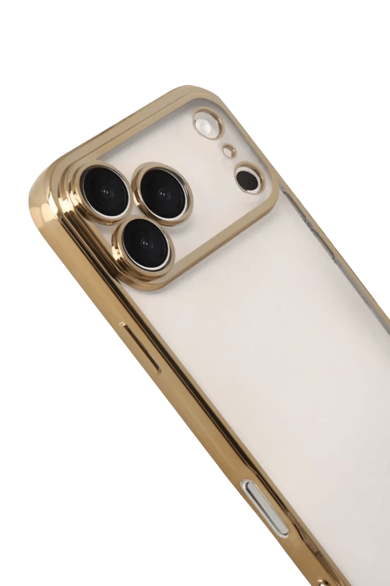Apple iPhone 17 Pro Max Lensli Silikon - Gold