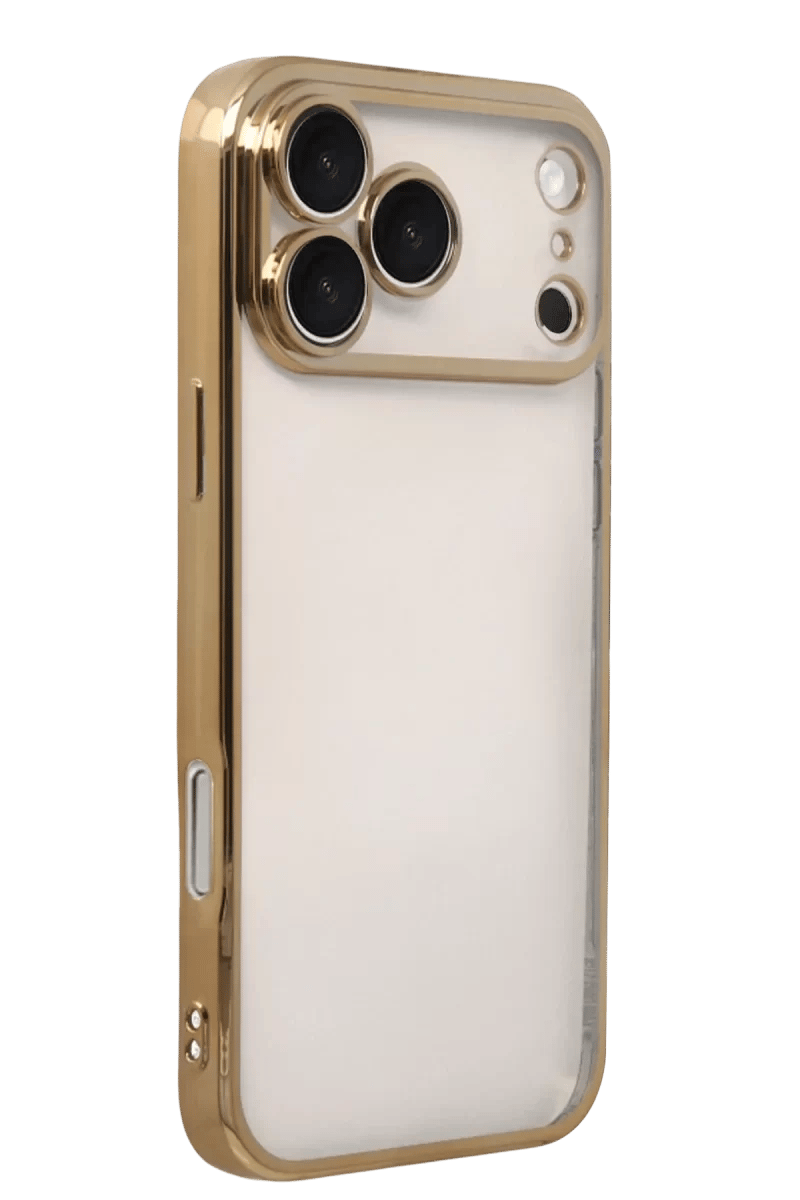 Apple iPhone 17 Pro Max Lensli Silikon - Gold