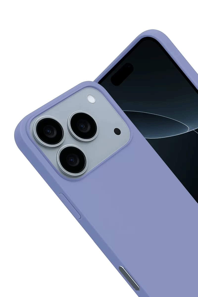 Apple iPhone 17 Pro Max Nano içi Kadife Silikon - Lila