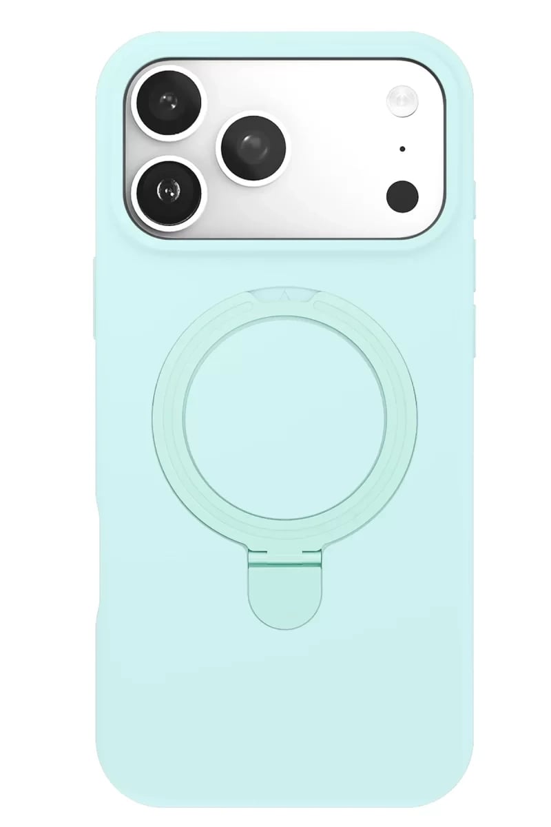 Apple iPhone 17 Pro Max Regal Magsafe Standlı Kapak - Su Yeşili