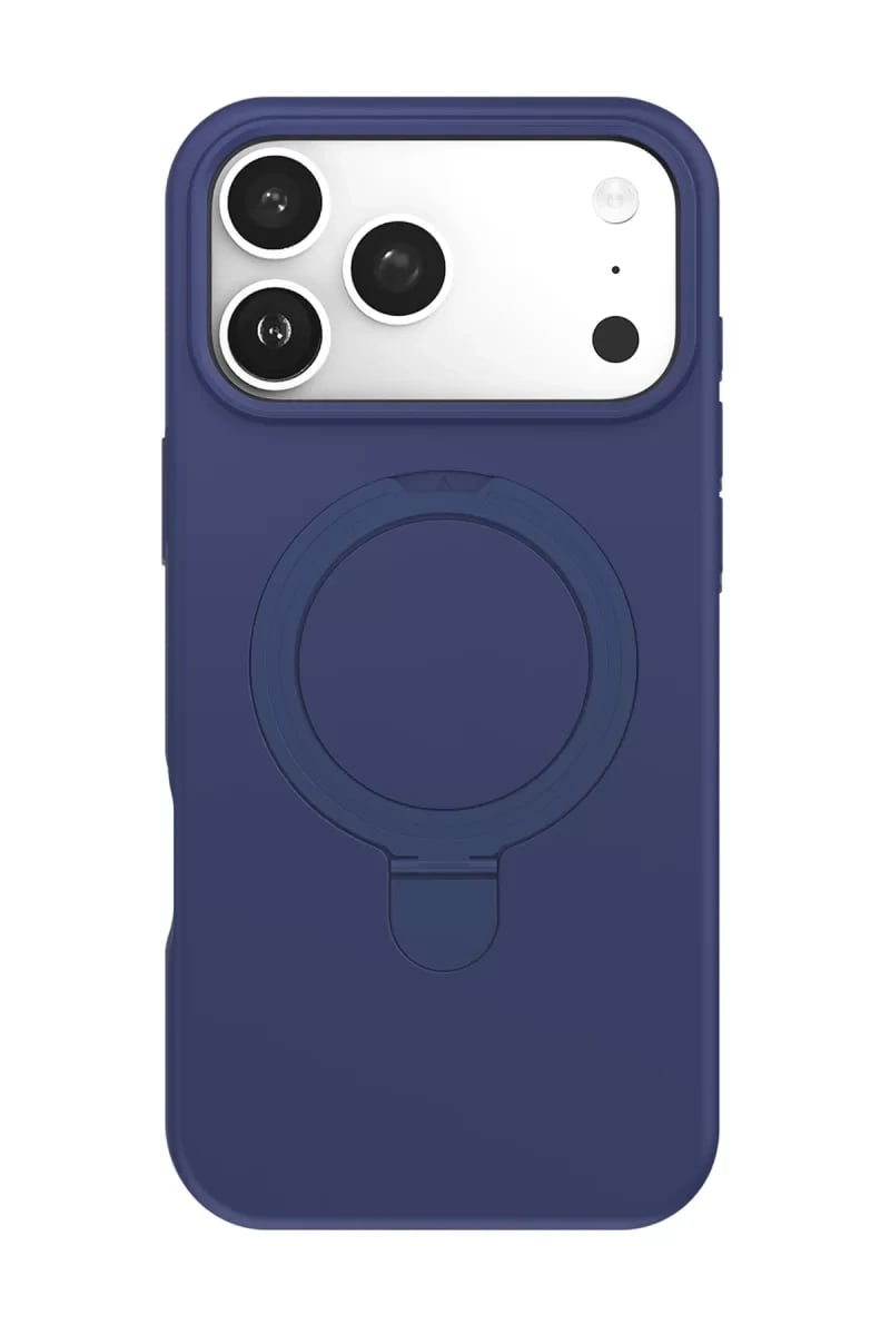 Apple iPhone 17 Pro Max Regal Magsafe Standlı Kapak - Lacivert