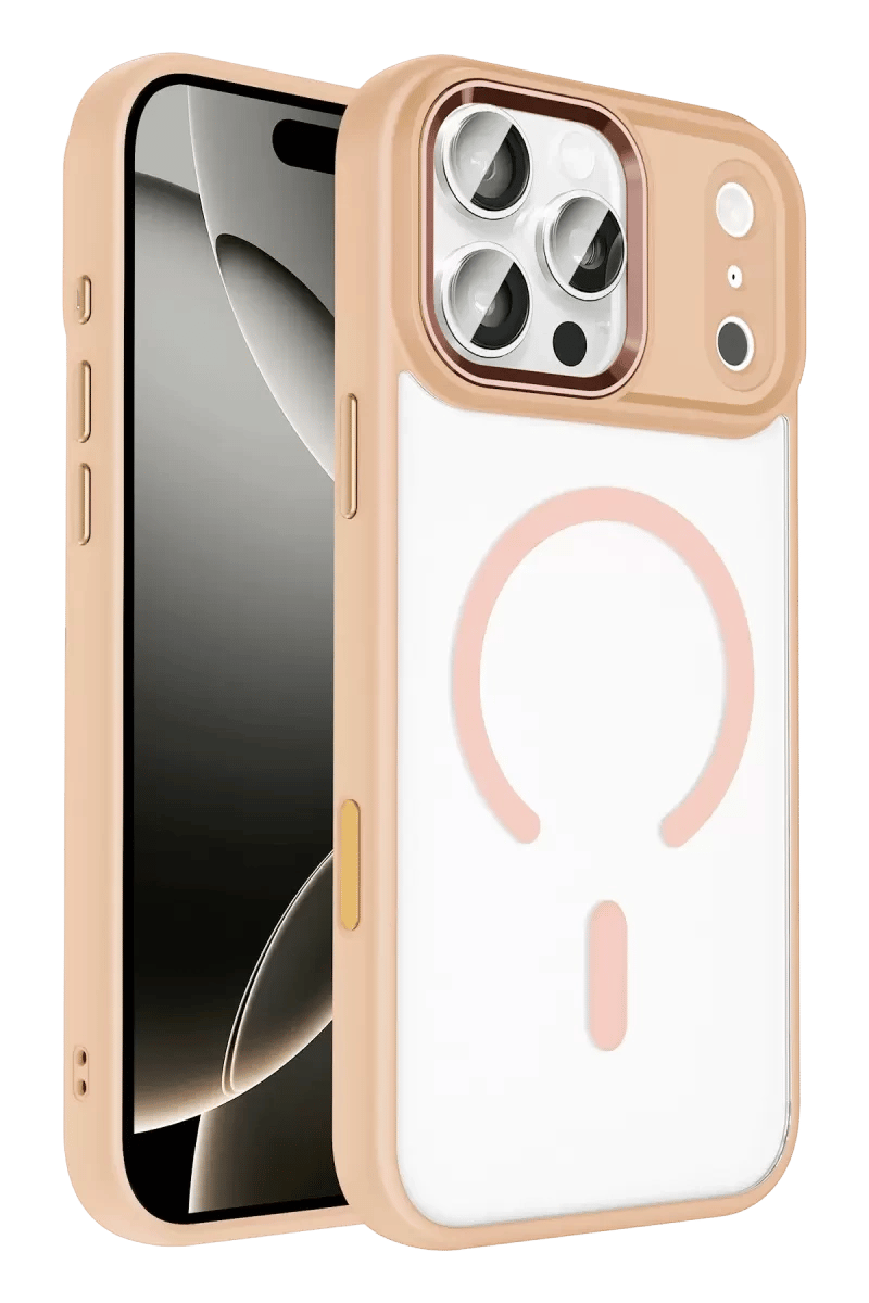 Apple iPhone 17 Pro Max Terea Magsafe Kapak - Pembe
