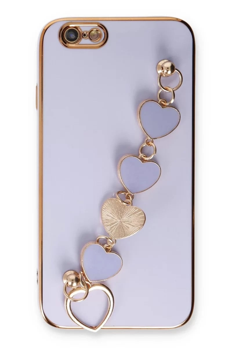 Apple iPhone 6 Kılıf Esila Silikon - Lila