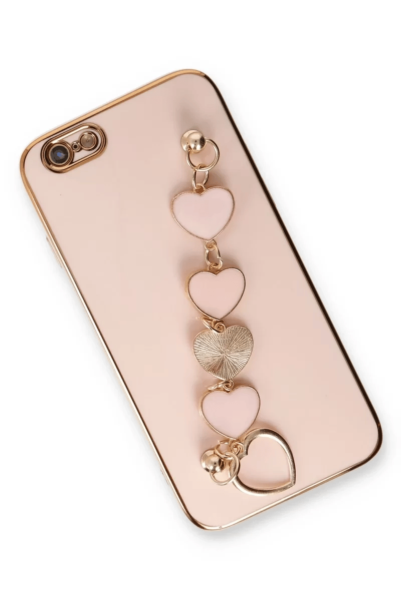 Apple iPhone 6 Kılıf Esila Silikon - Pudra