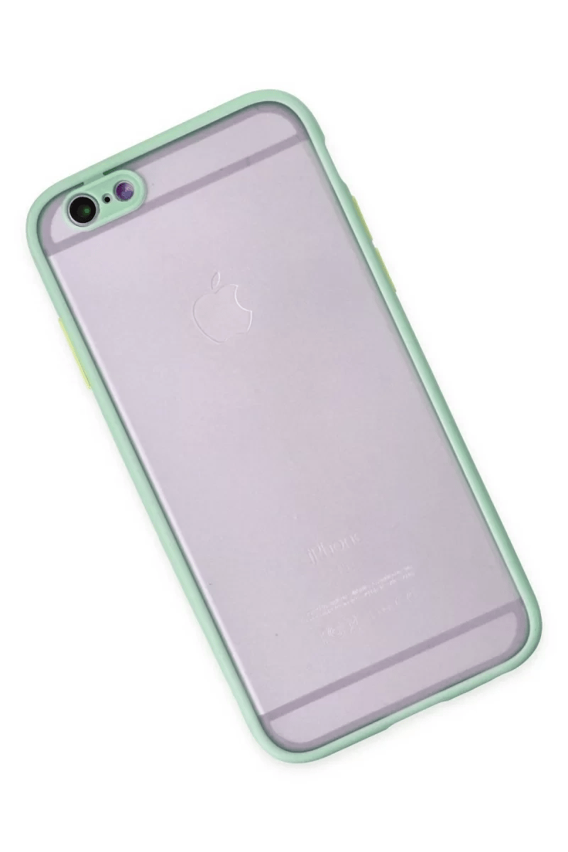 Apple iPhone 6 Kılıf Montreal Silikon Kapak - Turkuaz