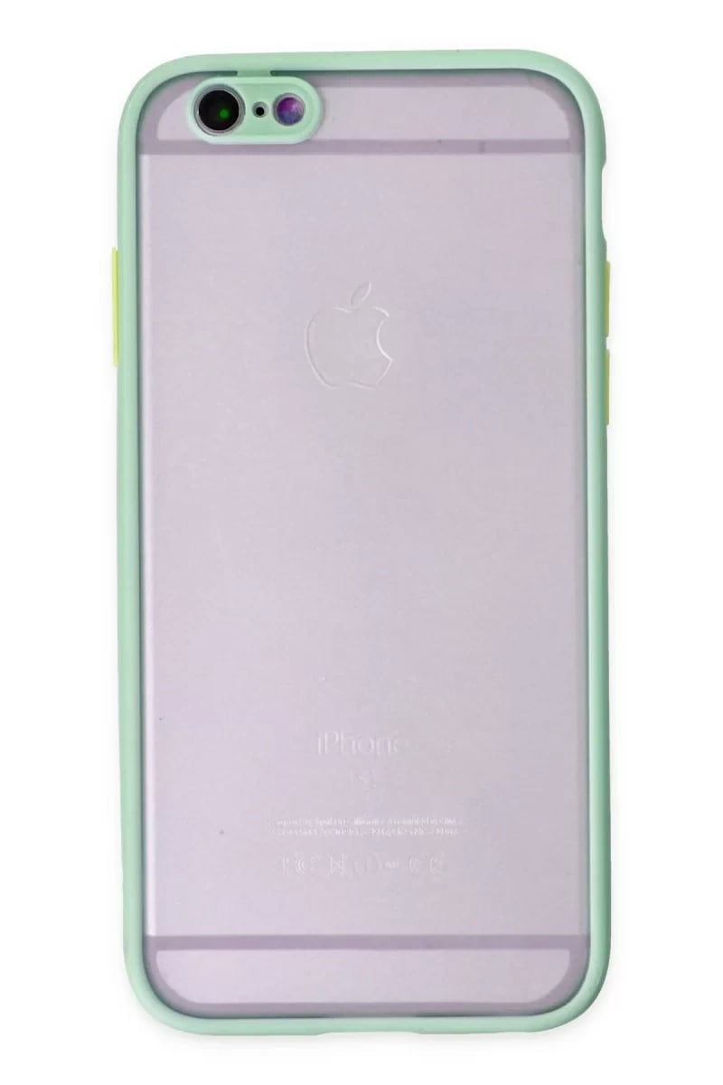 Apple iPhone 6 Kılıf Montreal Silikon Kapak - Turkuaz