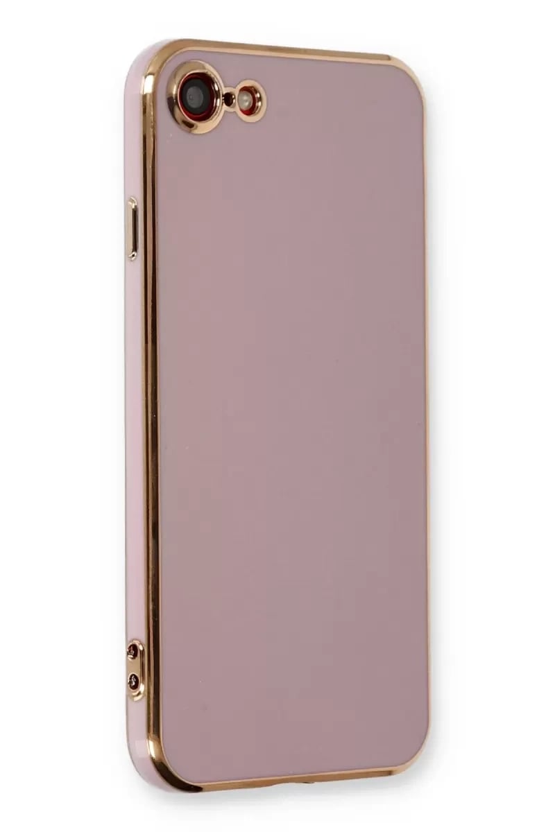 Apple iPhone 7 Kılıf Volet Silikon - Mor