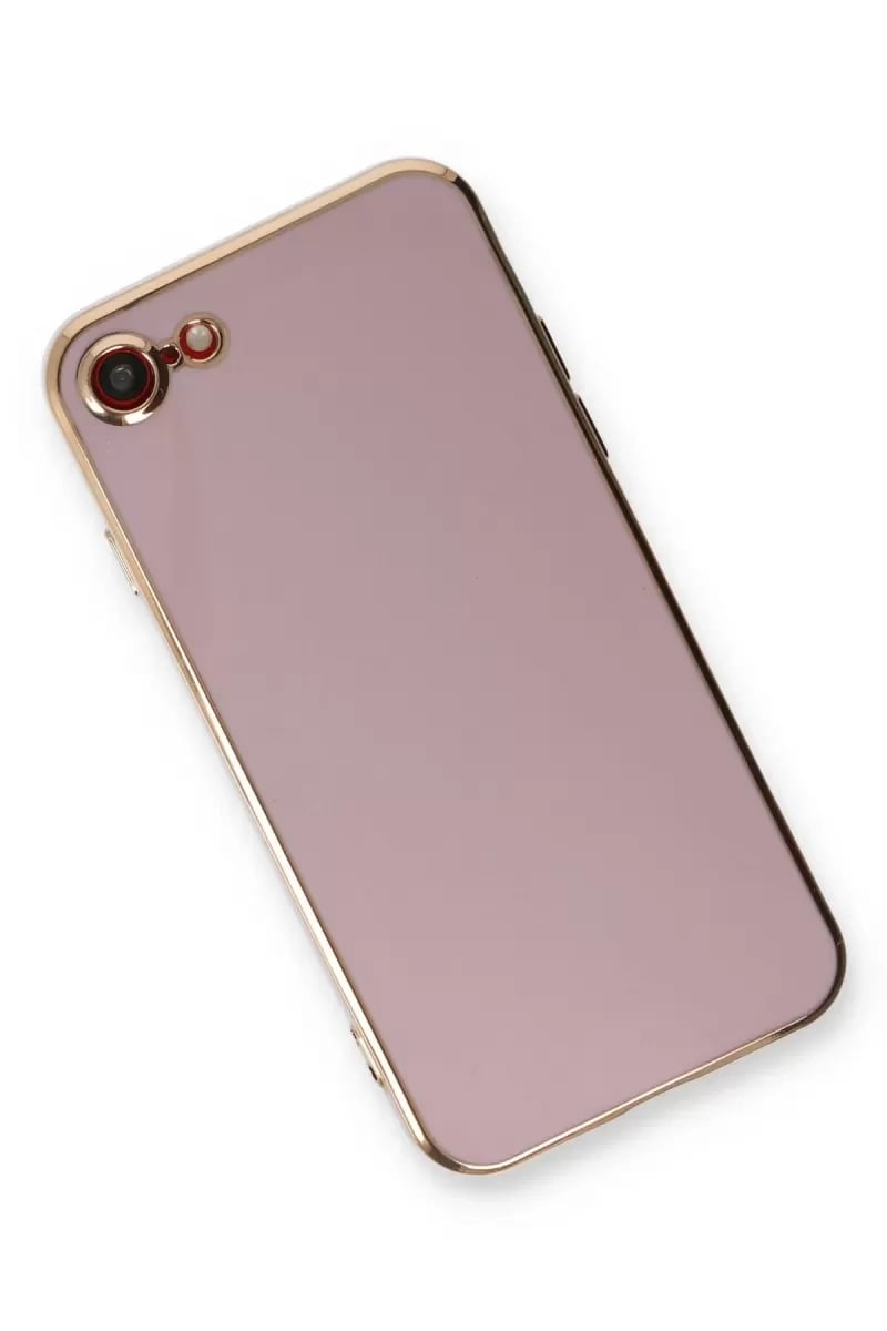 Apple iPhone 7 Kılıf Volet Silikon - Mor