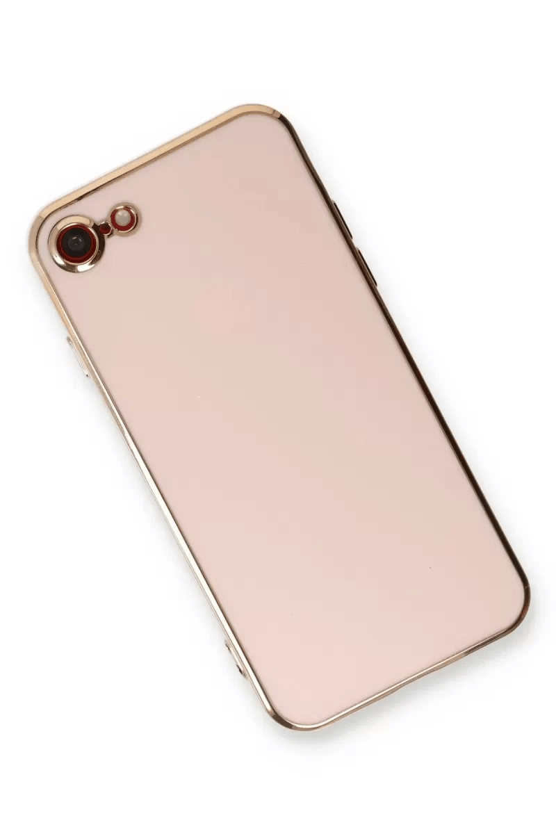 Apple iPhone 7 Kılıf Volet Silikon - Pembe