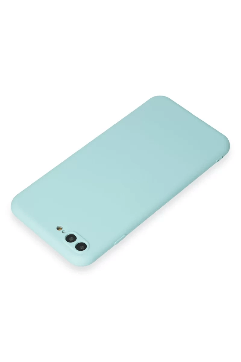 Apple iPhone 7 Plus Kılıf First Silikon - Turkuaz