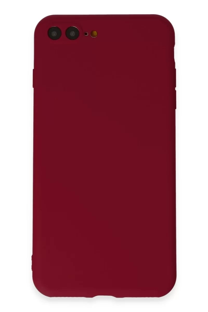 Apple iPhone 7 Plus Kılıf First Silikon - Bordo