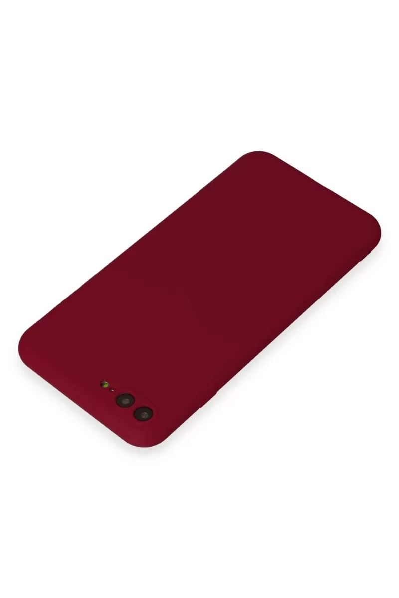 Apple iPhone 7 Plus Kılıf First Silikon - Bordo