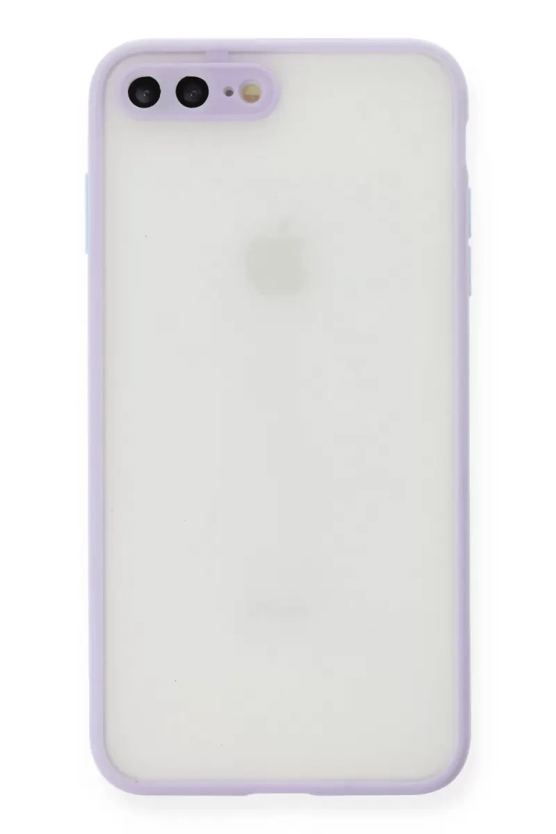 Apple iPhone 7 Plus Kılıf Montreal Silikon Kapak - Mor
