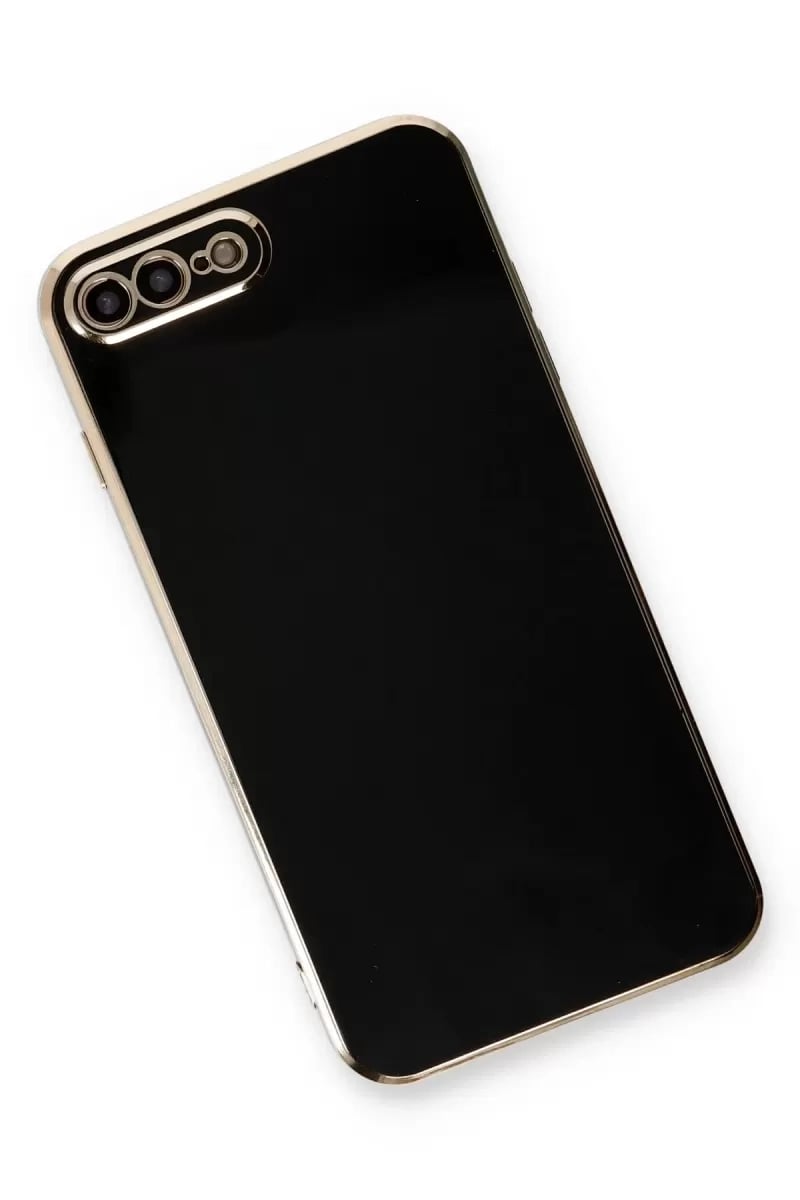Apple iPhone 7 Plus Kılıf Volet Silikon - Siyah