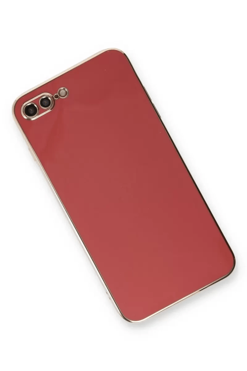 Apple iPhone 7 Plus Kılıf Volet Silikon - Kırmızı