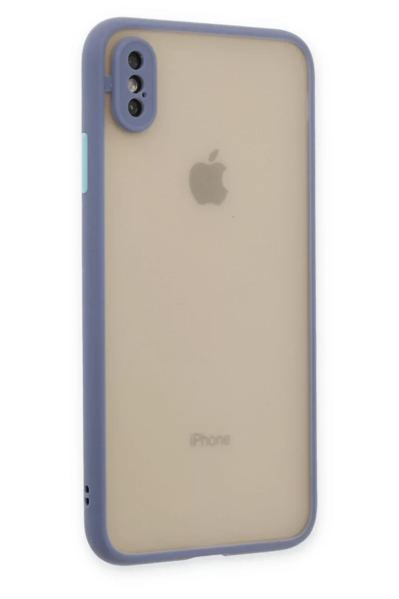 Apple iPhone X Kılıf Montreal Silikon Kapak - Gri
