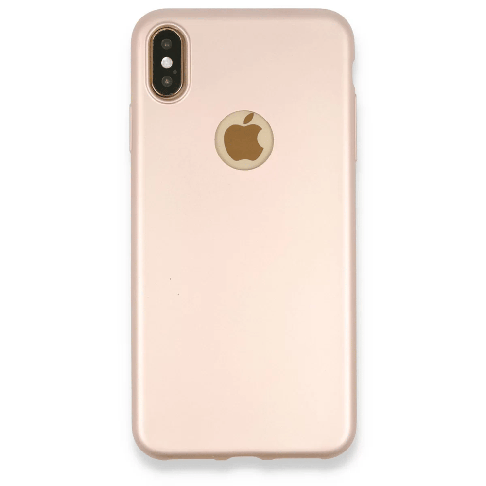 Apple iPhone XS Max Kılıf First Silikon - Rose Gold