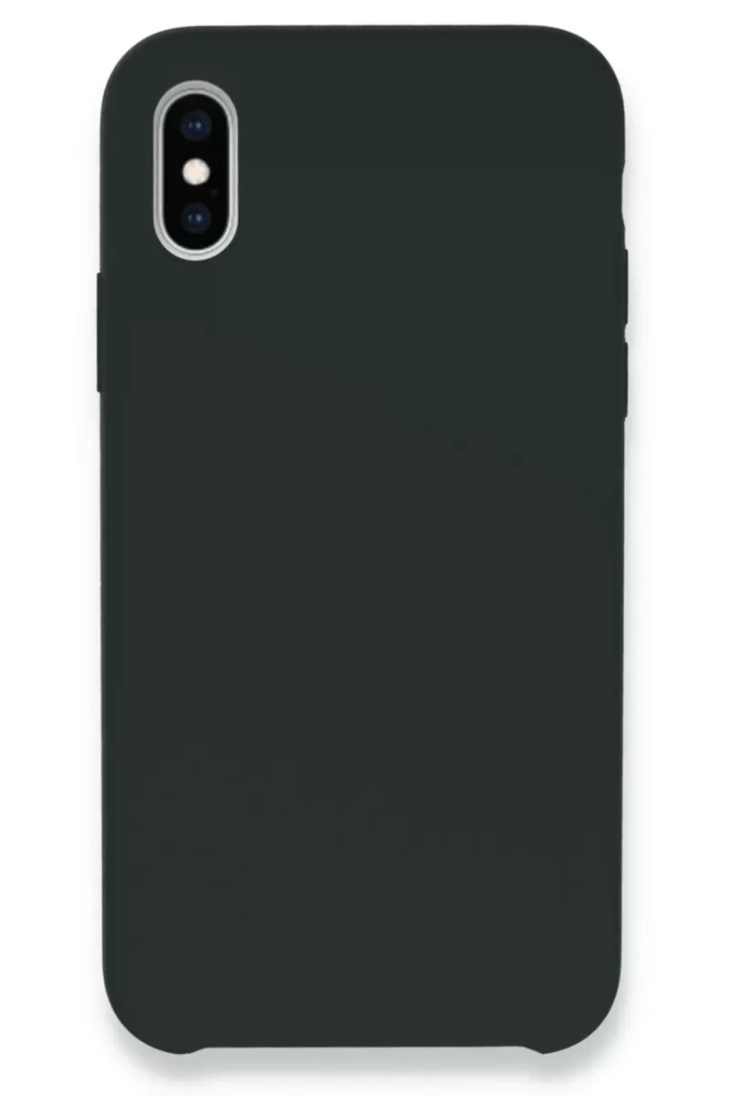 Apple iPhone XS Max Kılıf Lansman Legant Silikon - Koyu Yeşil