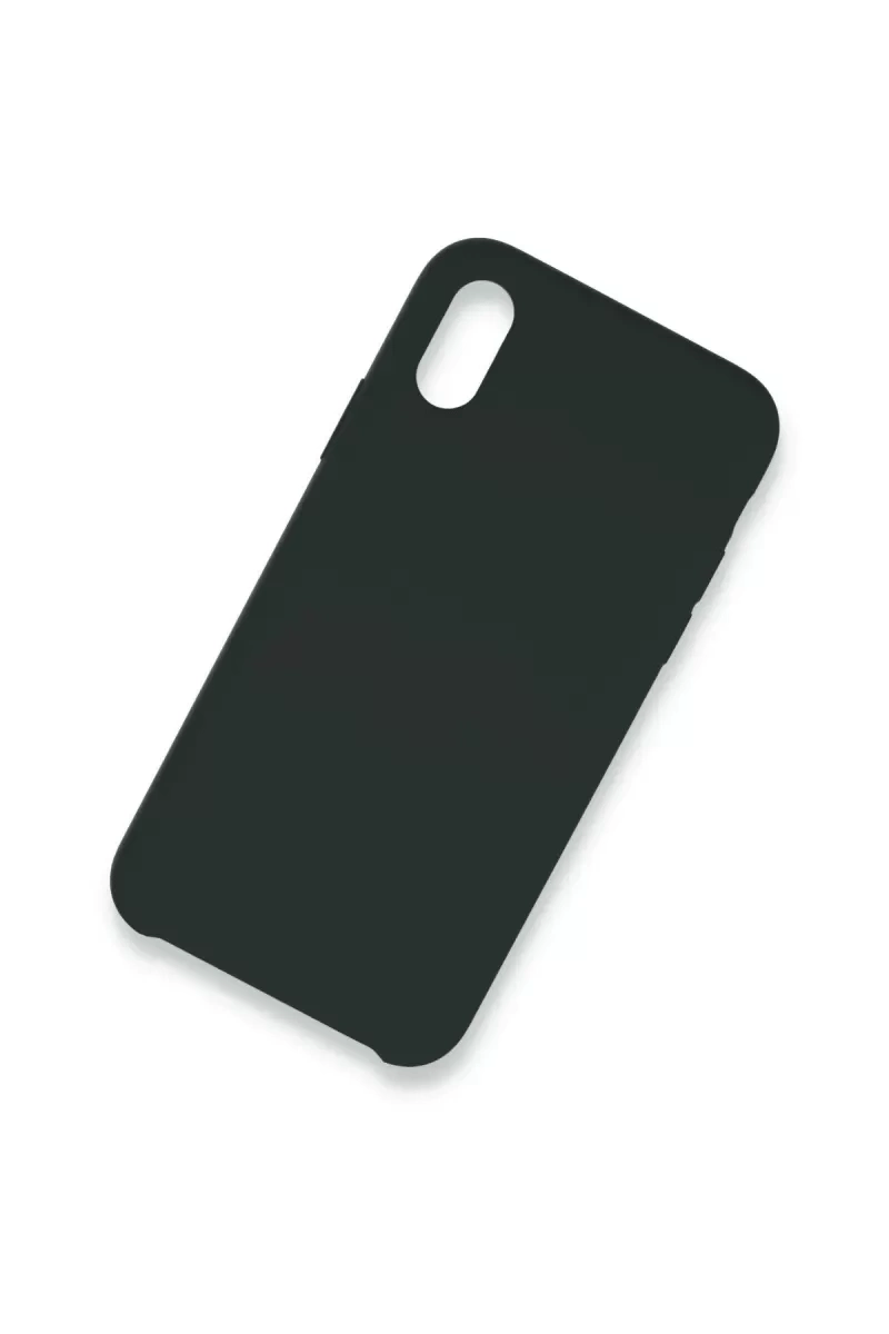 Apple iPhone XS Max Kılıf Lansman Legant Silikon - Koyu Yeşil