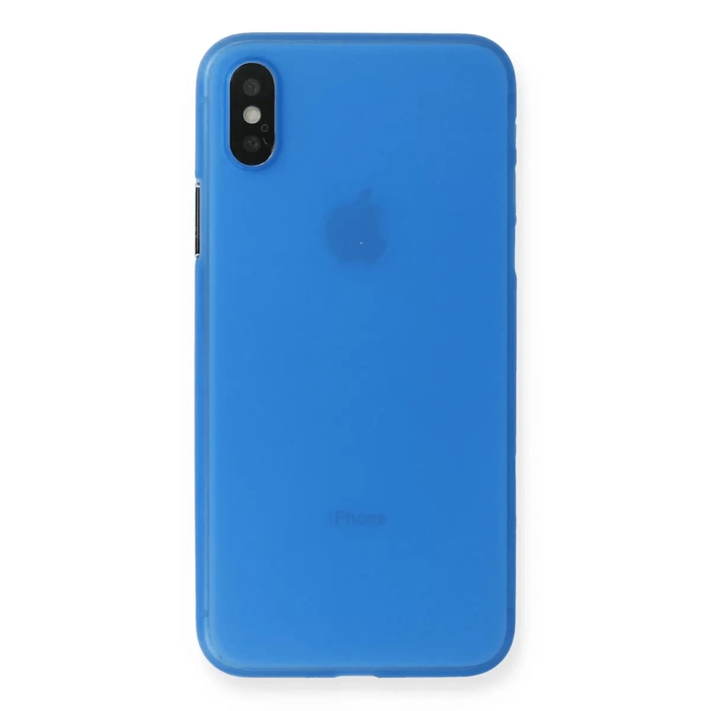Apple iPhone XS Max Kılıf PP Ultra İnce Kapak - Mavi