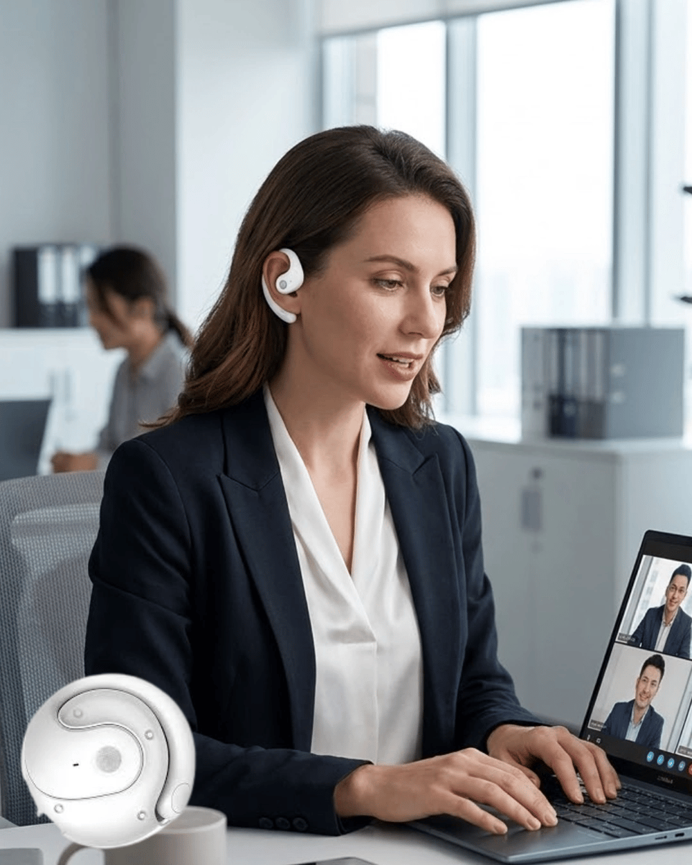 Bluetooth Kulaklık Çift Mikrofonlu Uzun Kullanım Süreli ve Hızlı Şarj Özellikli