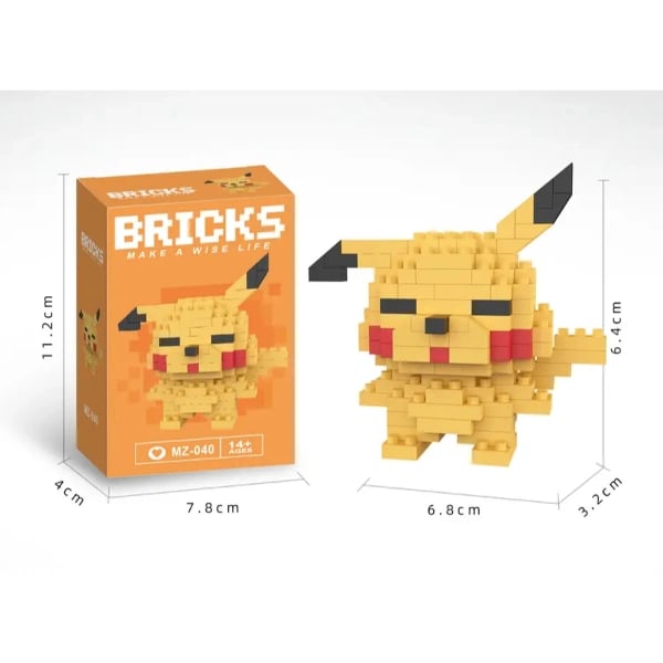 Pikachu Mini Lego Figürü