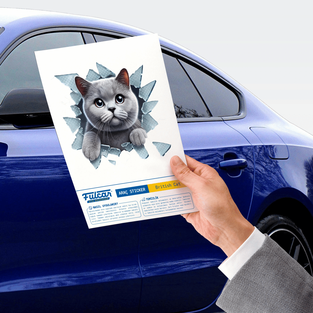 Fulcar British Araç Stickerı