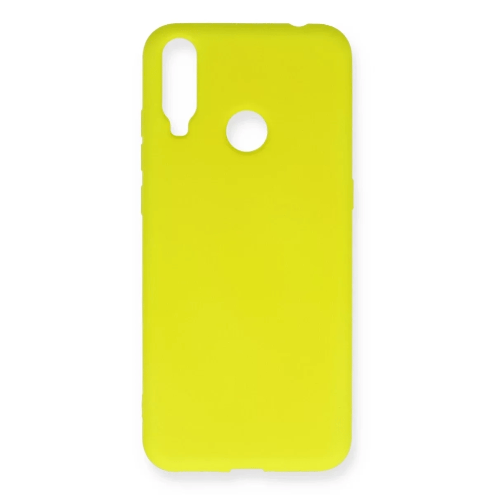 General Mobile GM 10 Kılıf Nano içi Kadife Silikon - Sarı