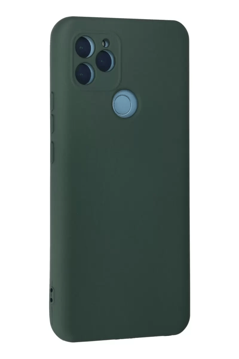 General Mobile GM 21 Kılıf Nano içi Kadife Silikon - Koyu Yeşil