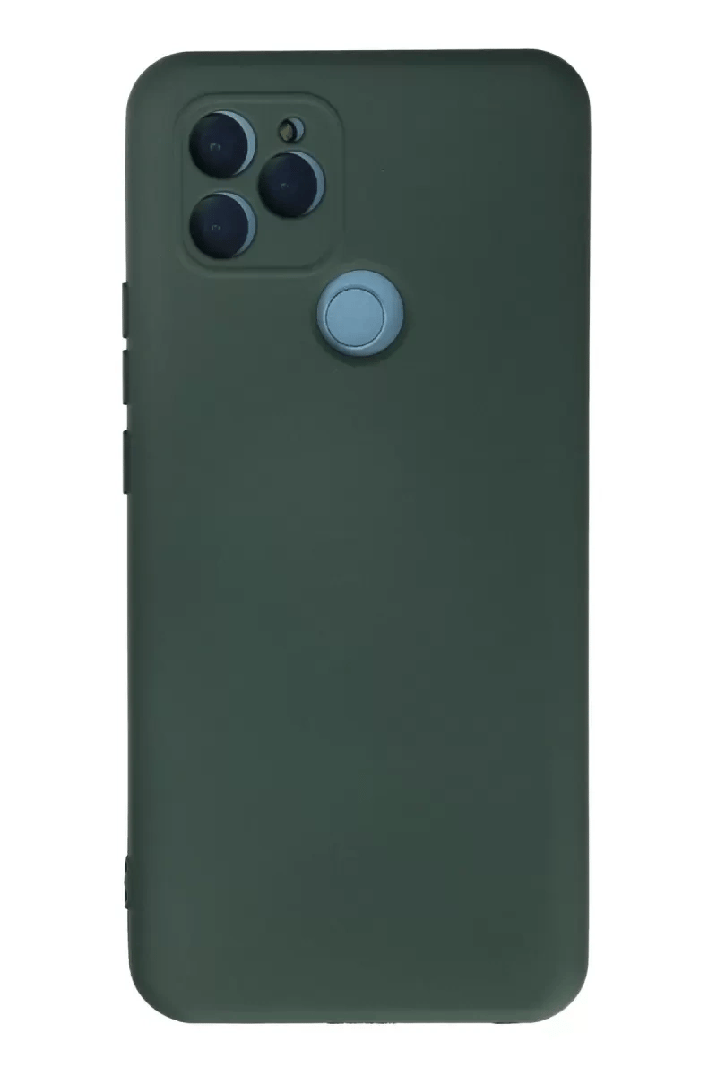 General Mobile GM 21 Kılıf Nano içi Kadife Silikon - Koyu Yeşil